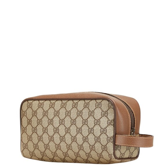 Gucci Handbags - Gucci Bag Beige Leather Brown Tan GG Shoulder Supreme